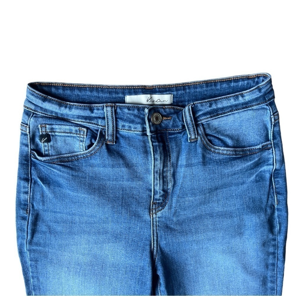 KanCan Women’s High Rise Raw Hem Frayed Ankle Jeans KC9121M, Size 7 / 27 - Picture 3 of 10